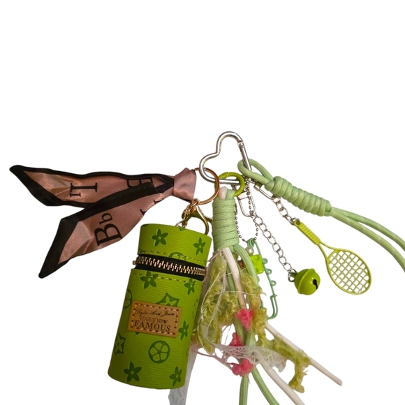 Custom One-of-a-Kind Bag Charm Set |Modular Statement Accessories - Picture 8 of 9